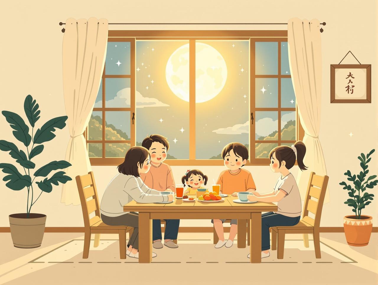 短剧免费在线观看月光下的餐桌 - 每晚月光洒落餐桌，一家四口围坐分享一天的喜怒哀乐。温暖细腻的家庭日常，每个故事都像月白般纯净温柔。